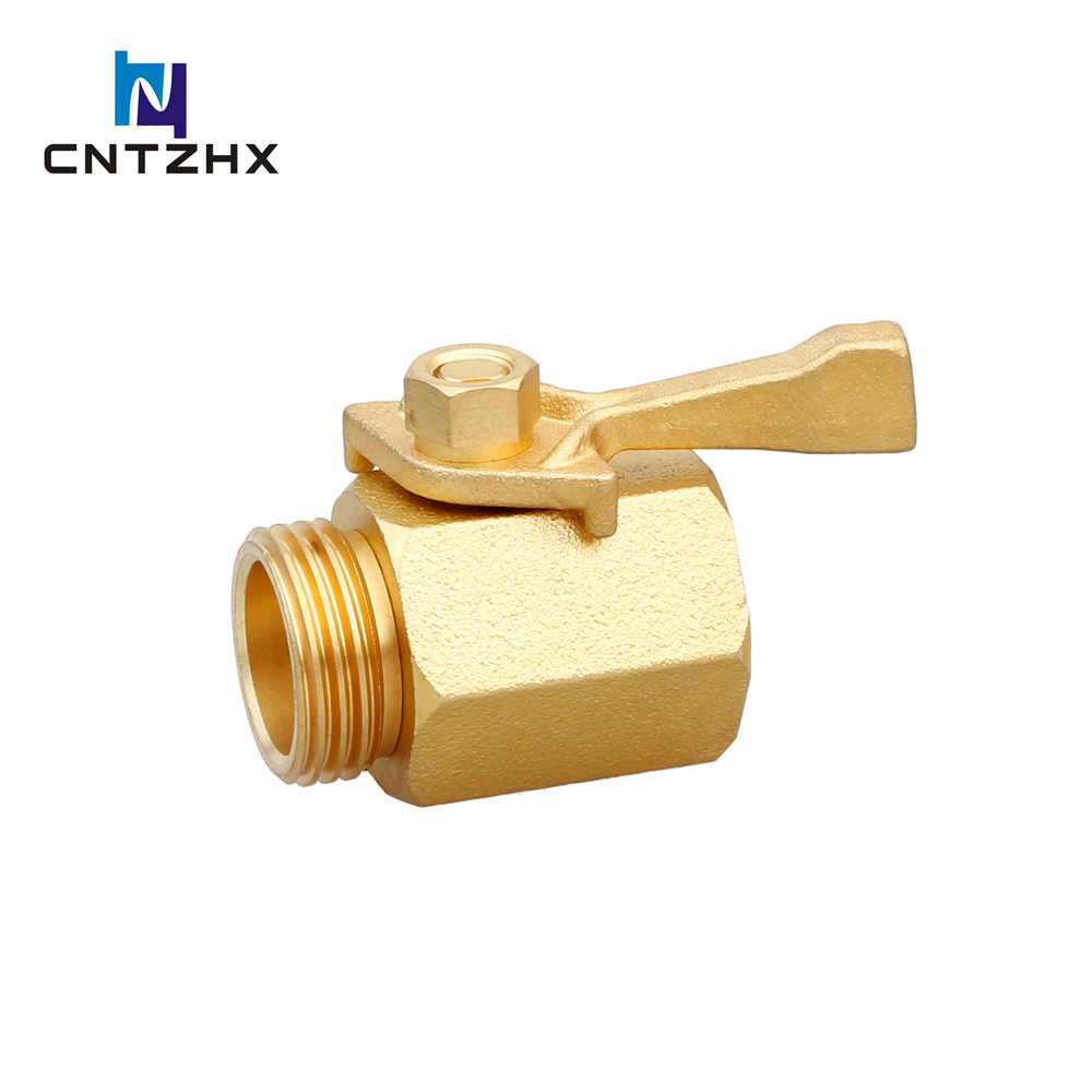 Heavy Duty Brass Garden Hose Connector with Shut Off Valve