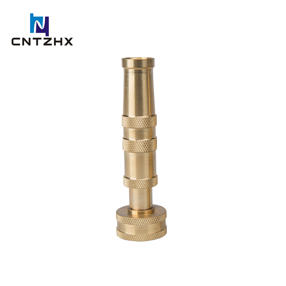 Heavy-Duty Brass Adjustable Twist Hose Nozzle HX-3432