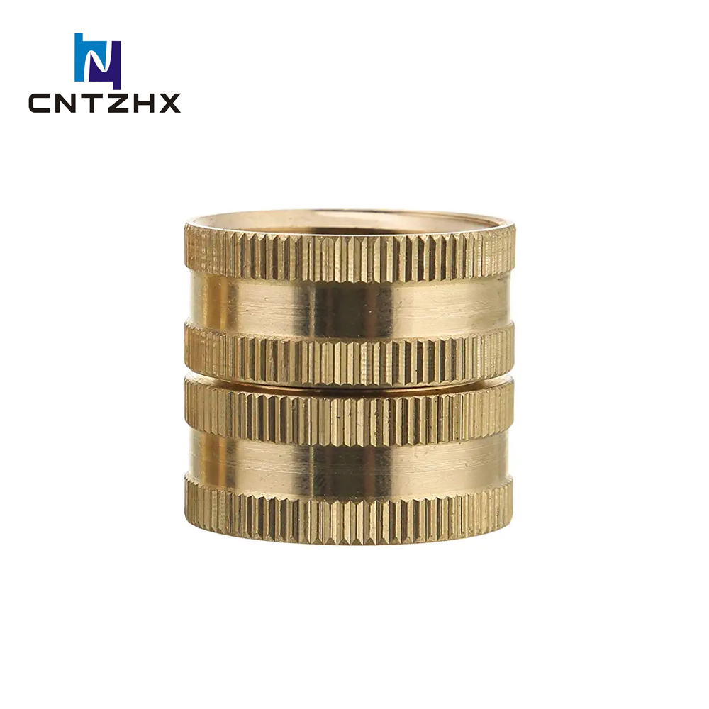 Garden Hose Adapter, Female to Female, 3/4 Inch Brass Connector HX-3642
